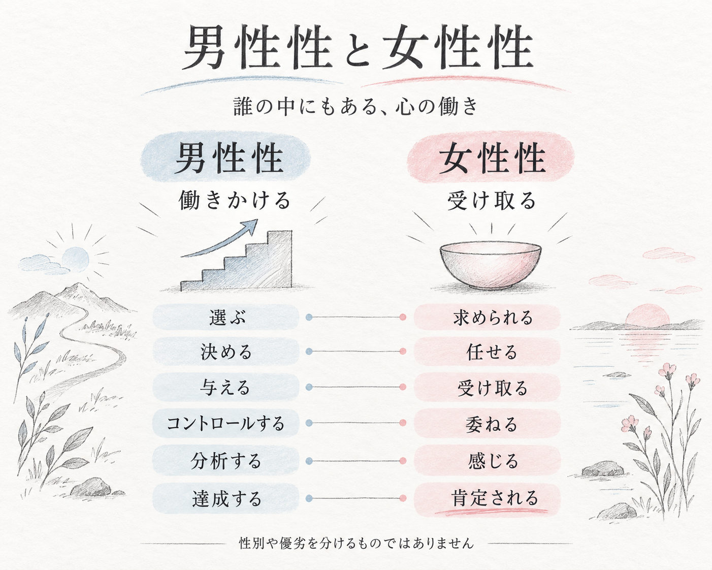 男性性と女性性の考え方