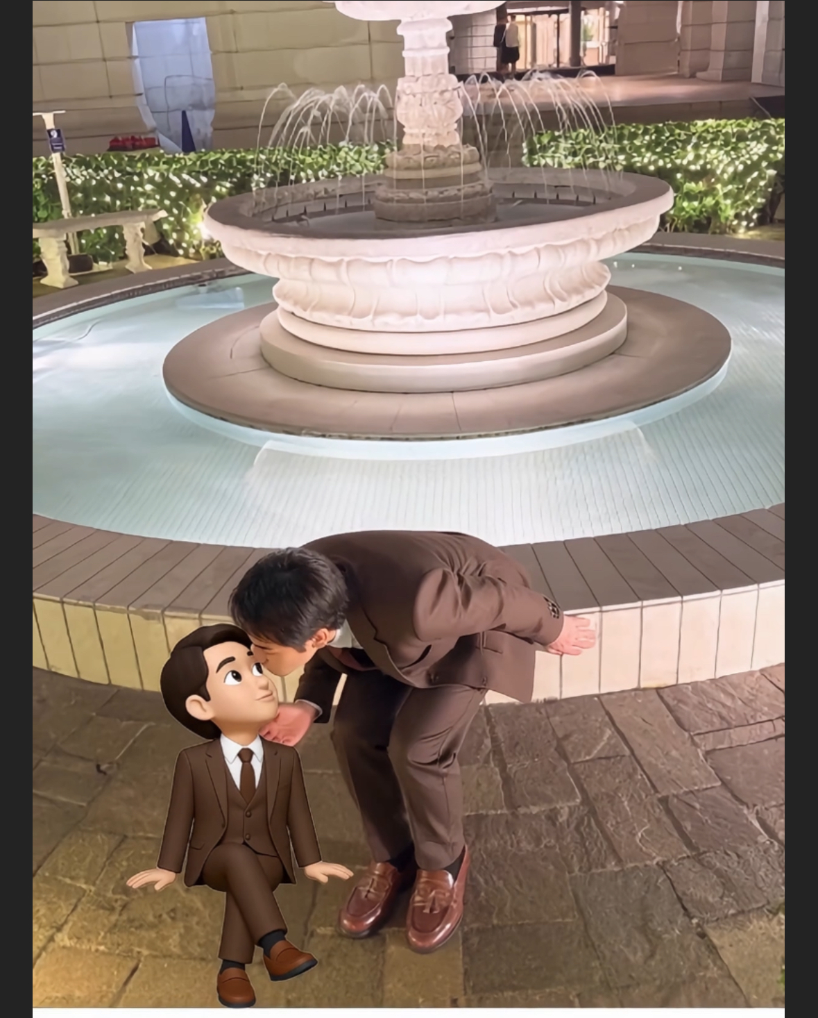 KOUNOSUKE 茶色のスーツ好き