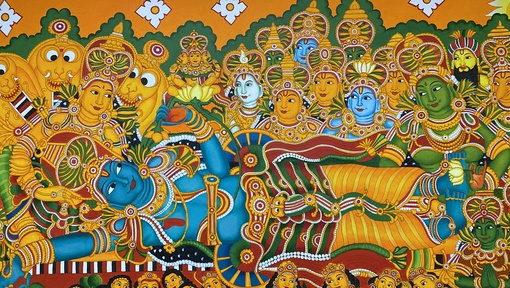 DAISUKE（ダイスケ） インドの手書きの神々の絵