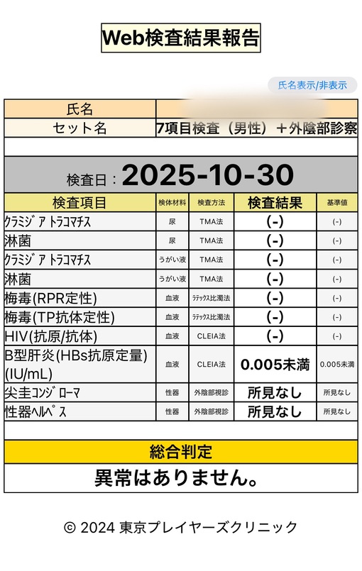 IORI（イオリ） 検査OK 