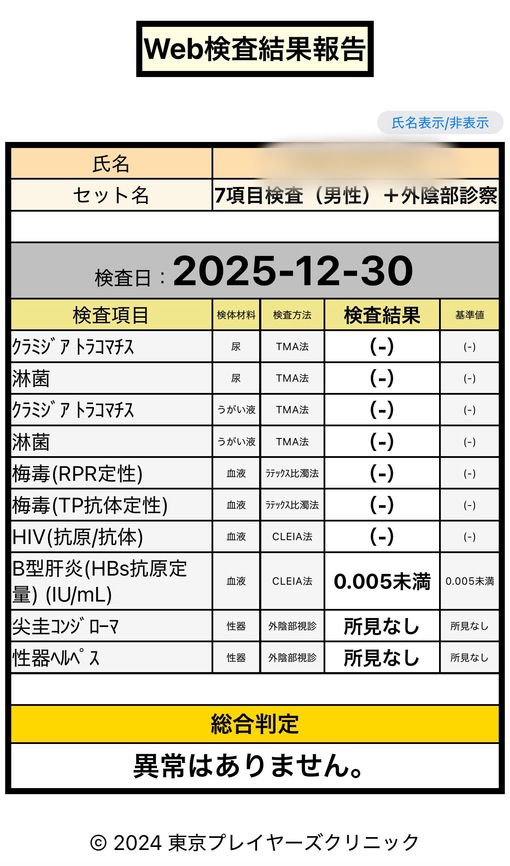 IORI（イオリ） 検査OK