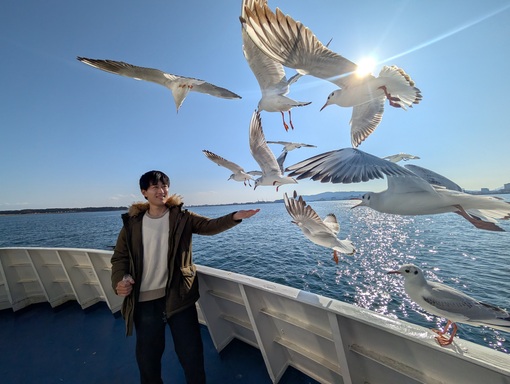 TAKUMI（タクミ） 静岡県：富士山清水みなとクルーズでカモメと合流
