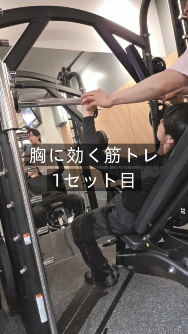 MAKI（マキ） 早速アランさんの指導の元筋トレしました